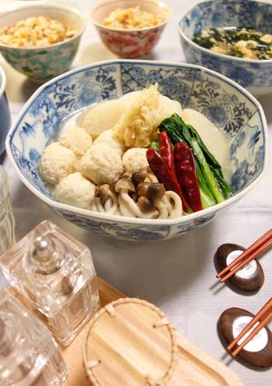 生姜入りはんぺんボールの中華風煮込み-レシピのメイン写真