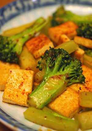 豆腐とブロッコリーの食べラー炒め☆-レシピのメイン写真