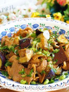 簡単コク旨★豚肉とナスの味噌バター炒め-レシピのメイン写真