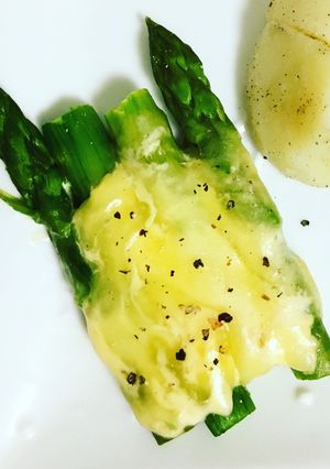 アスパラガスの味噌マヨチーズ焼き-レシピのメイン写真