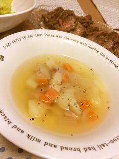 簡単コンソメスープ-レシピのメイン写真