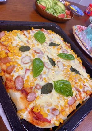 材料全部まぜで簡単！本格ふわふわピザ生地-レシピのメイン写真