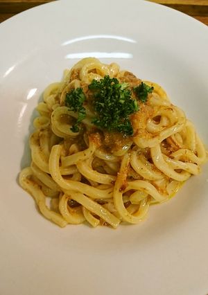 カルボナーラ風うどん-レシピのメイン写真