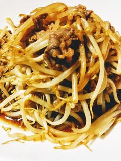 豚肉ともやし炒め☆焼肉のタレ-レシピのメイン写真