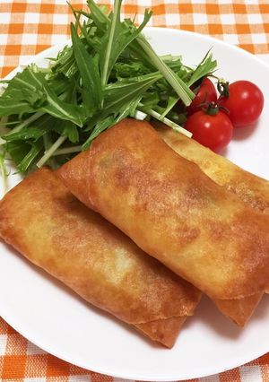 子どもも大人も大好き♡材料５つ簡単春巻き-レシピのメイン写真