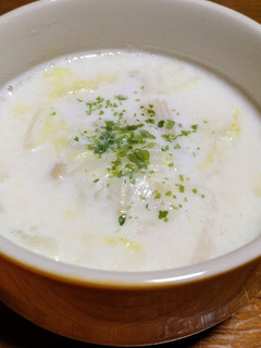 鶏と白菜のクリームスープ-レシピのメイン写真