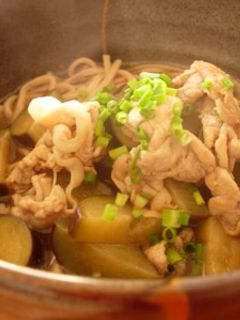豚肉となすのおそば-レシピのメイン写真