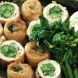 菜の花の豚肉巻き