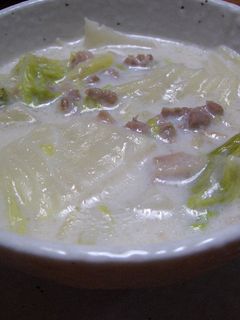 体がホカホカ 豚バラ肉と白菜のクリーム煮-レシピのメイン写真
