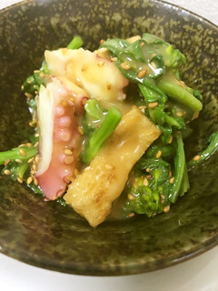 菜の花のぬた!ごまたっぷり-レシピのメイン写真