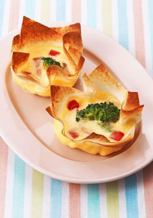 イースター☆春巻きの皮キッシュ-レシピのメイン写真