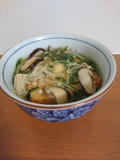 キノコソテーアレンジ☆厚揚げ餡掛けに-レシピのメイン写真