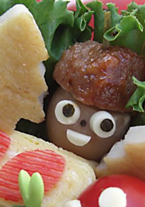 どんぐり キャラ弁のおかず-レシピのメイン写真