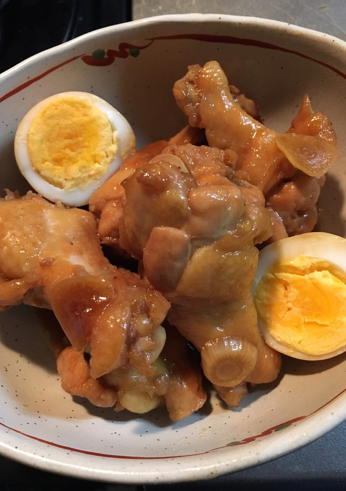 手羽元と卵の煮物-レシピのメイン写真