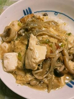 肉なしで簡単!和風の豆腐あんかけ丼☆-レシピのメイン写真