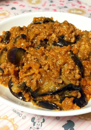 ご飯にかけて食べられるフワフワ麻婆茄子-レシピのメイン写真
