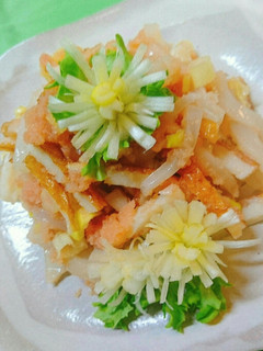 ☆鱈の子と刺身イカ・焼きちくわのお供‼-レシピのメイン写真