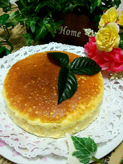 簡単スフレチーズケーキ-レシピのメイン写真