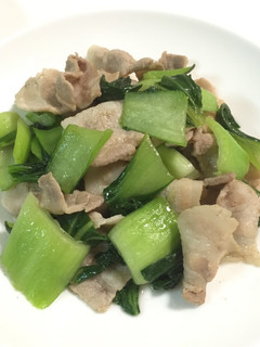 味付けこれだけ?豚肉とチンゲン菜炒め-レシピのメイン写真
