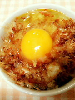だし醤油おかか卵かけご飯♥-レシピのメイン写真