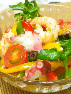 ◆野菜と海鮮の彩りフレッシュマリネ♪◆-レシピのメイン写真