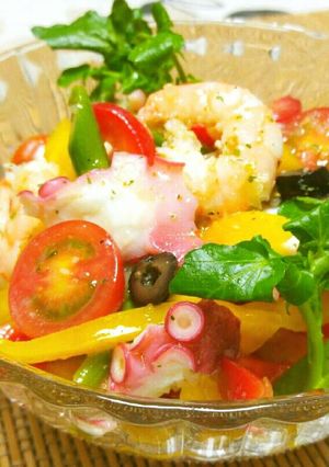 ◆野菜と海鮮の彩りフレッシュマリネ♪◆-レシピのメイン写真