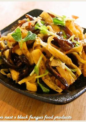 麻辣黑木耳醬拌豆皮.柯媽媽の植物燕窩-レシピのメイン写真