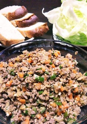 パンにもレタスにも合う肉味噌❤️-レシピのメイン写真