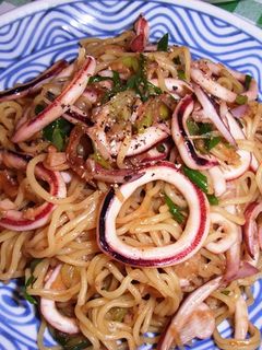 シンプルいか焼きそば☆オイスターソース-レシピのメイン写真