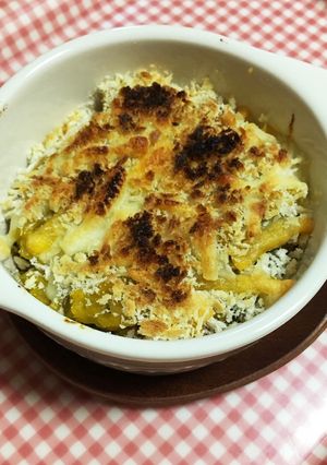 リメイク☆かぼちゃ煮物でスコップコロッケ-レシピのメイン写真