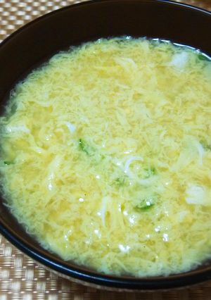 【龍愛】丼物のお供☆かきたま汁-レシピのメイン写真