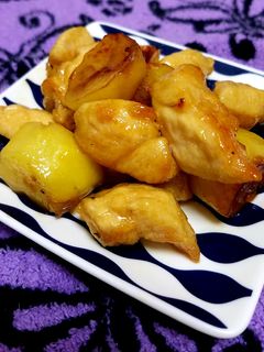じゃがいもと鶏肉のマヨ照り焼き・簡単♪-レシピのメイン写真