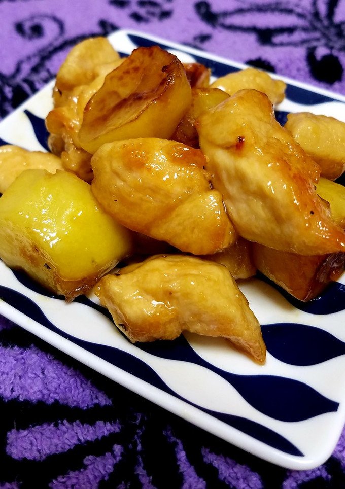 じゃがいもと鶏肉のマヨ照り焼き・簡単♪-レシピのメイン写真