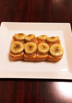 ❁バナナきなこトースト❁-レシピのメイン写真