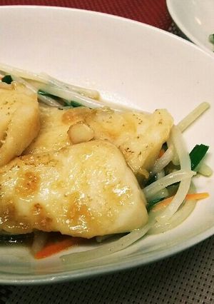 簡単～たらともやしの照り焼き風ソテー-レシピのメイン写真