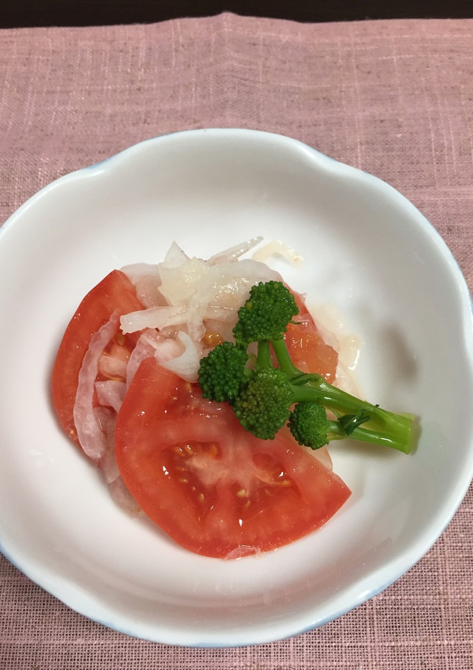 新玉ねぎとトマトの甘酢漬け-レシピのメイン写真