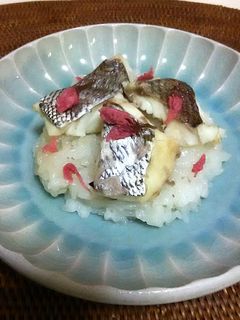 真鯛の桜蒸し-レシピのメイン写真