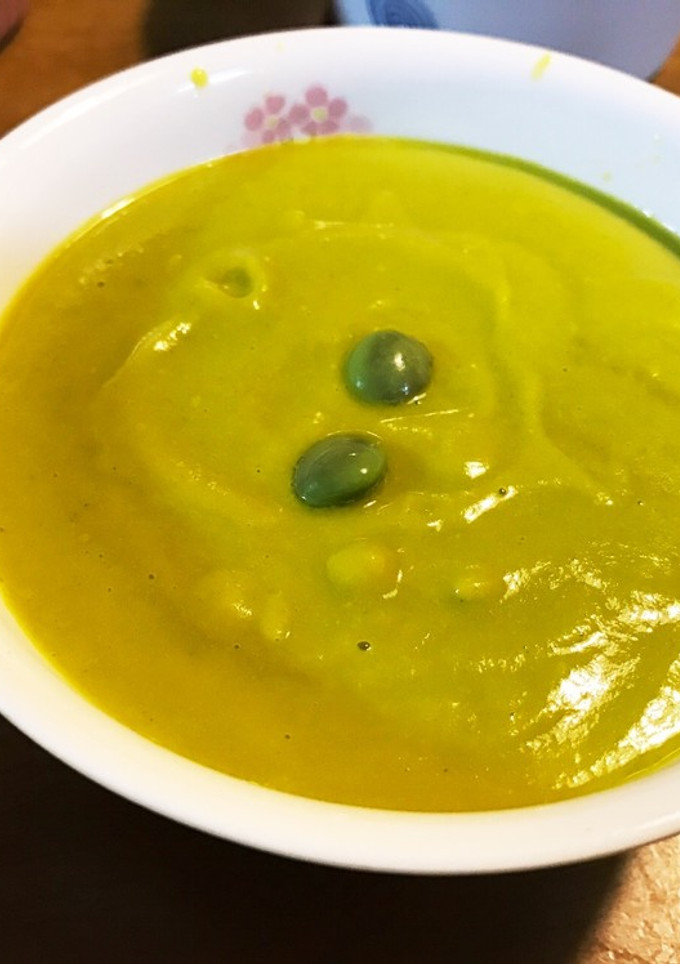 バイタミックスでかぼちゃ皮種ごとスープ-レシピのメイン写真