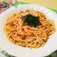 豆腐deヘルシー♪たらこパスタ