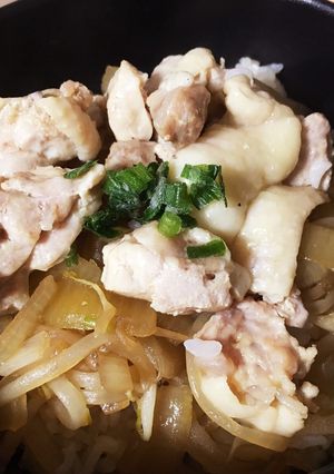 節約飯♪ 簡単鳥丼♪-レシピのメイン写真