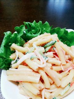 簡単♬ 市販たらこソースでマカロニサラダ-レシピのメイン写真
