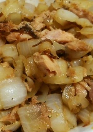 新玉ねぎとツナの塩昆布炒め-レシピのメイン写真