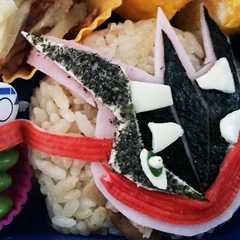 ゲッコウガ☆キャラ弁☆色違い☆ブラック-レシピのメイン写真
