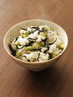 枝豆とひじきのごはん(押麦入り)-レシピのメイン写真