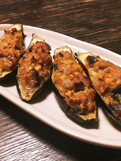 酌のお供に!ナスの西京ブリ詰め焼き-レシピのメイン写真