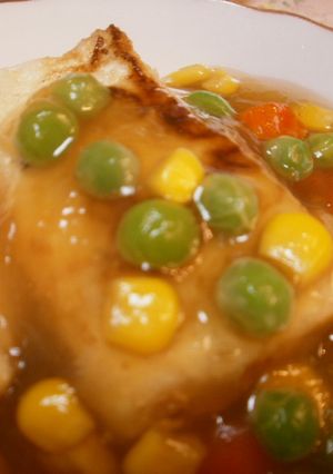 春めく♡カラフルあげだし豆腐-レシピのメイン写真