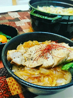 ポークステーキ 丼にも-レシピのメイン写真