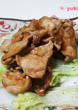 美味しいよ！白菜と豚肉味噌炒め☆-レシピのメイン写真