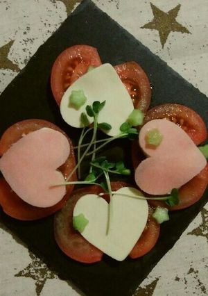 ヘルシーハートのトマトサラダ-レシピのメイン写真