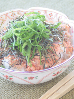 お手軽’シャケ丼’-レシピのメイン写真
